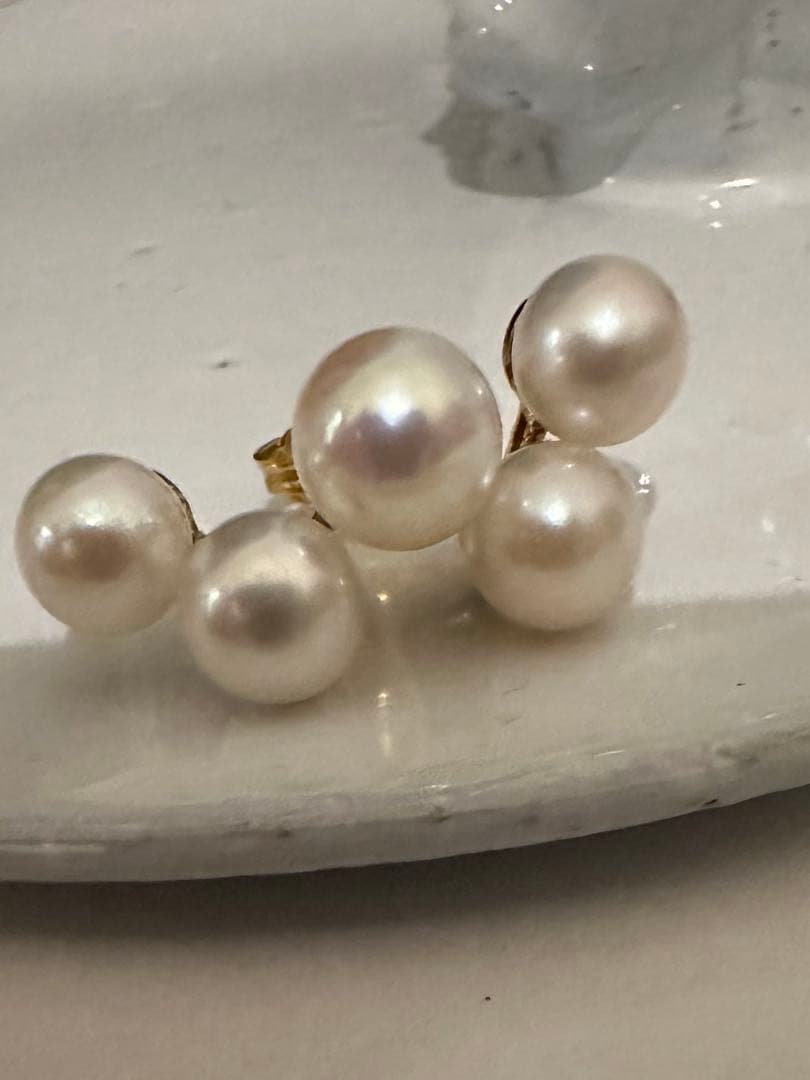 [philia] アコヤパール リバース スタッド シングル ピアス