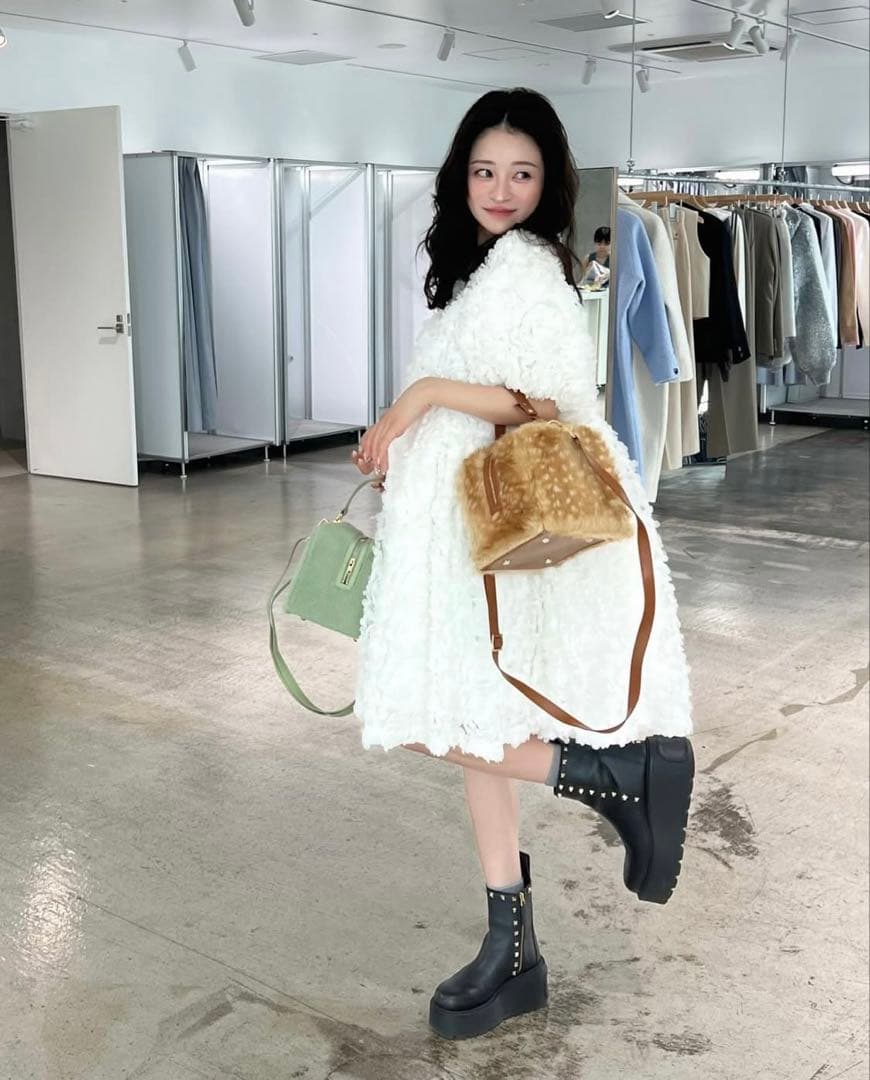 Bibiy ビビィ　白　ワンピース　FLORENCE MINI DRESS