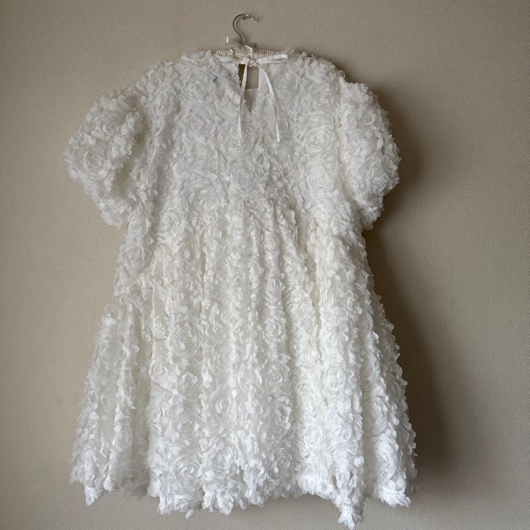 Bibiy ビビィ　白　ワンピース　FLORENCE MINI DRESS