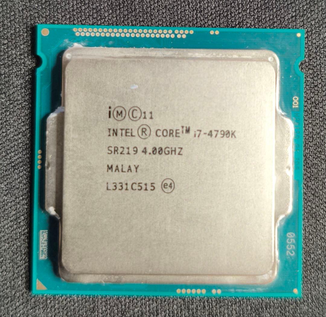 CPU intel CORE i7 4790K 3枚