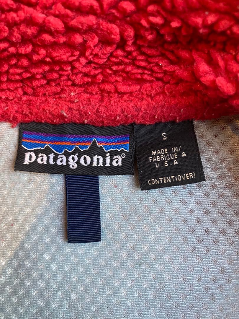 【希少】　patagonia レトロx ベスト レッド USA アメリカ製