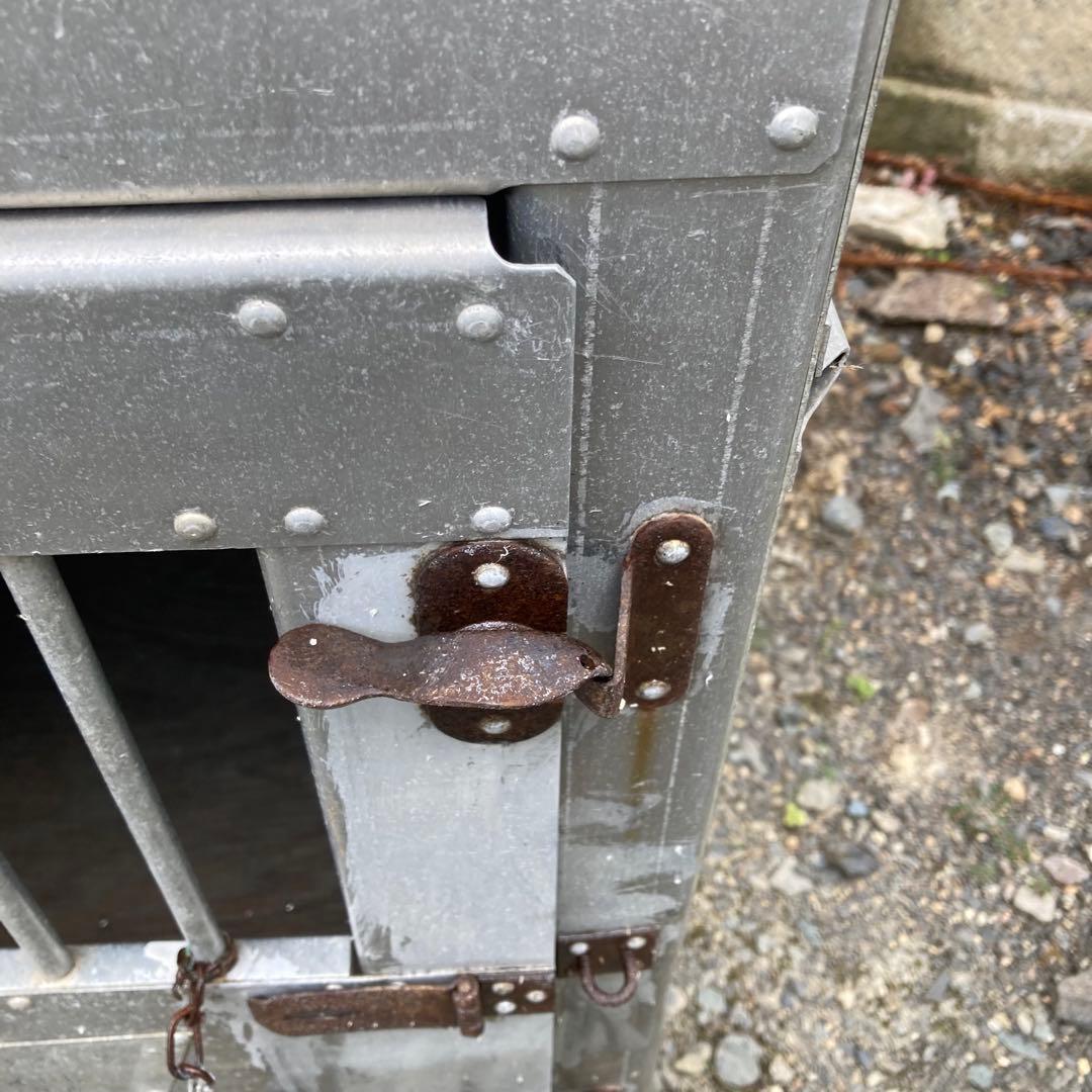 【送料込】アルミ輸送犬舎 ドッグケージ 多摩貿易