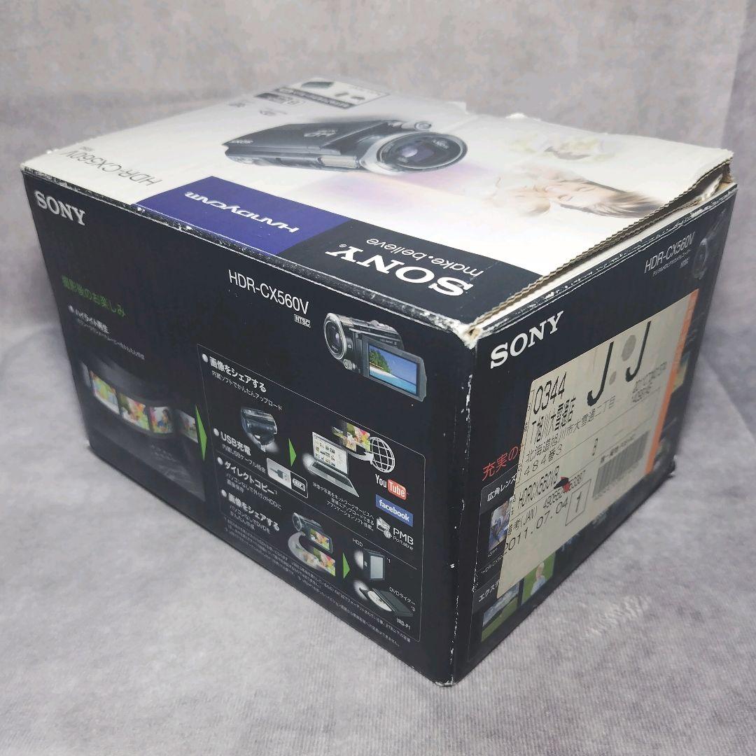 SONY HDR-CX560V ビデオカメラ 本体　付属品・箱あり