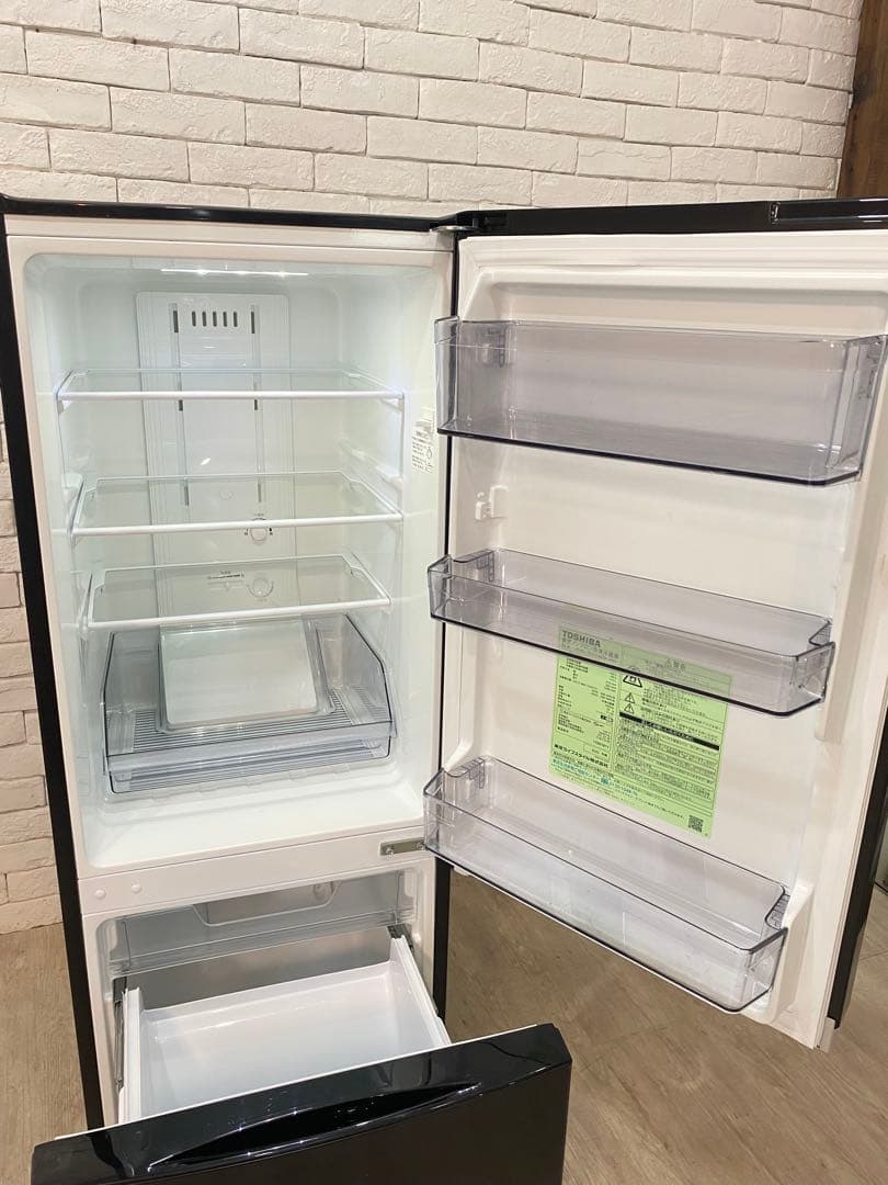 【東京都内23区配送無料】　TOSHIBA GR-S15BS 冷蔵庫　153L