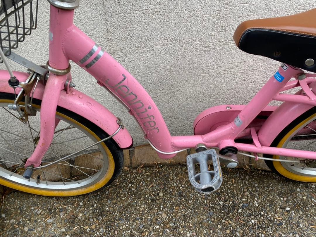 子供用自転車　ピンク　18インチ　愛知県引き取り