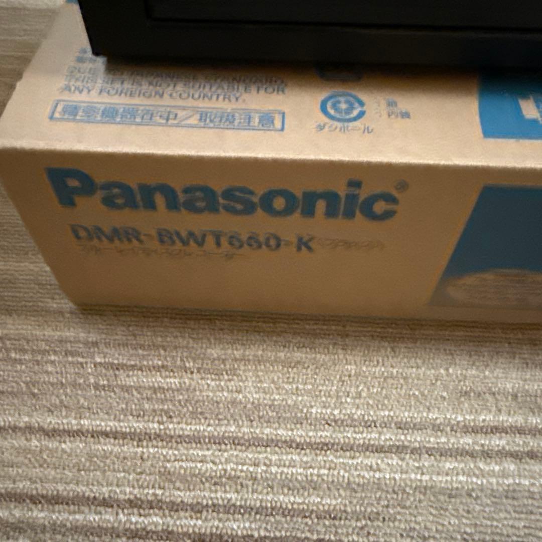 Panasonic DMR-BWT660-K 4Kブルーレイレコーダー