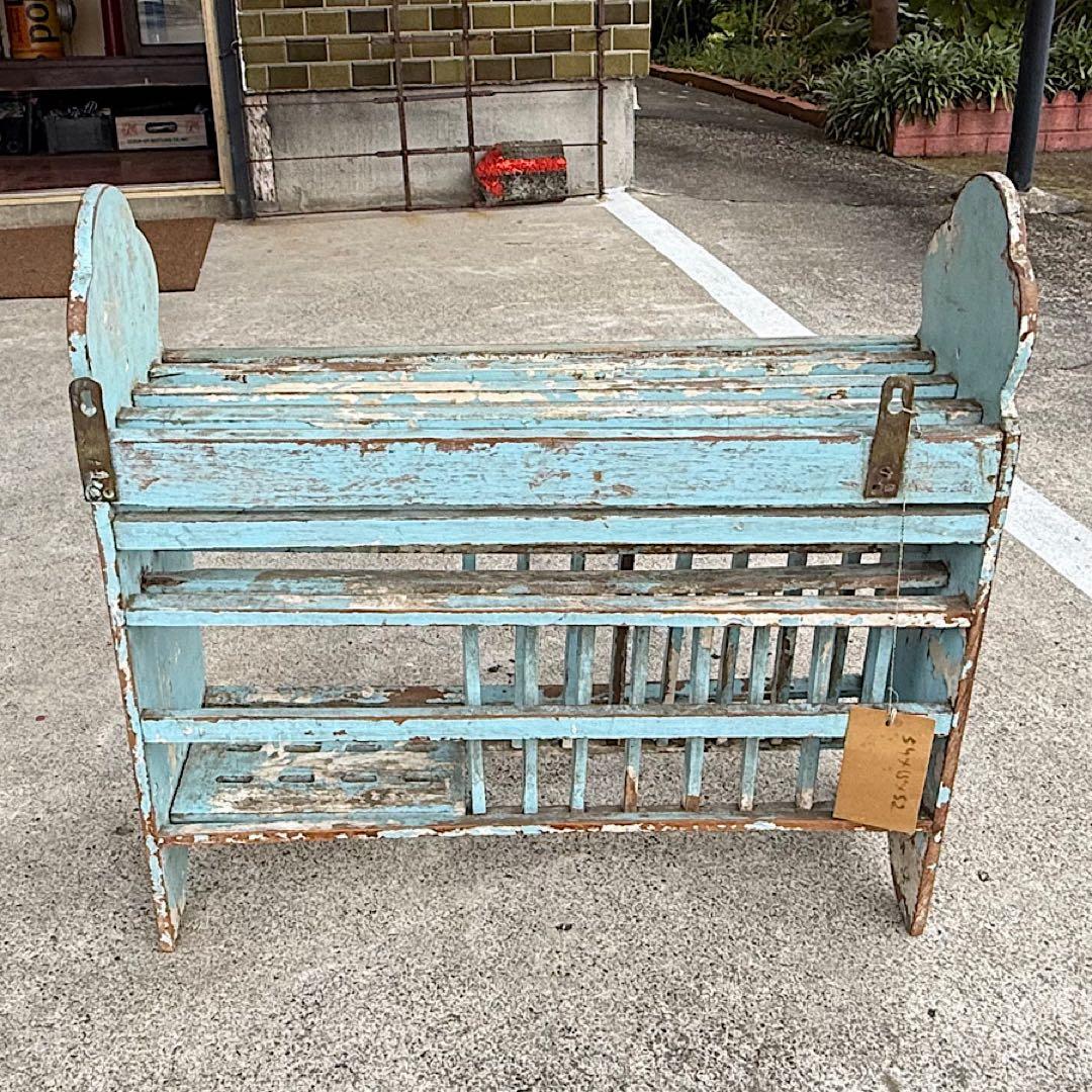 インド　Wood キッチンラック 食器棚