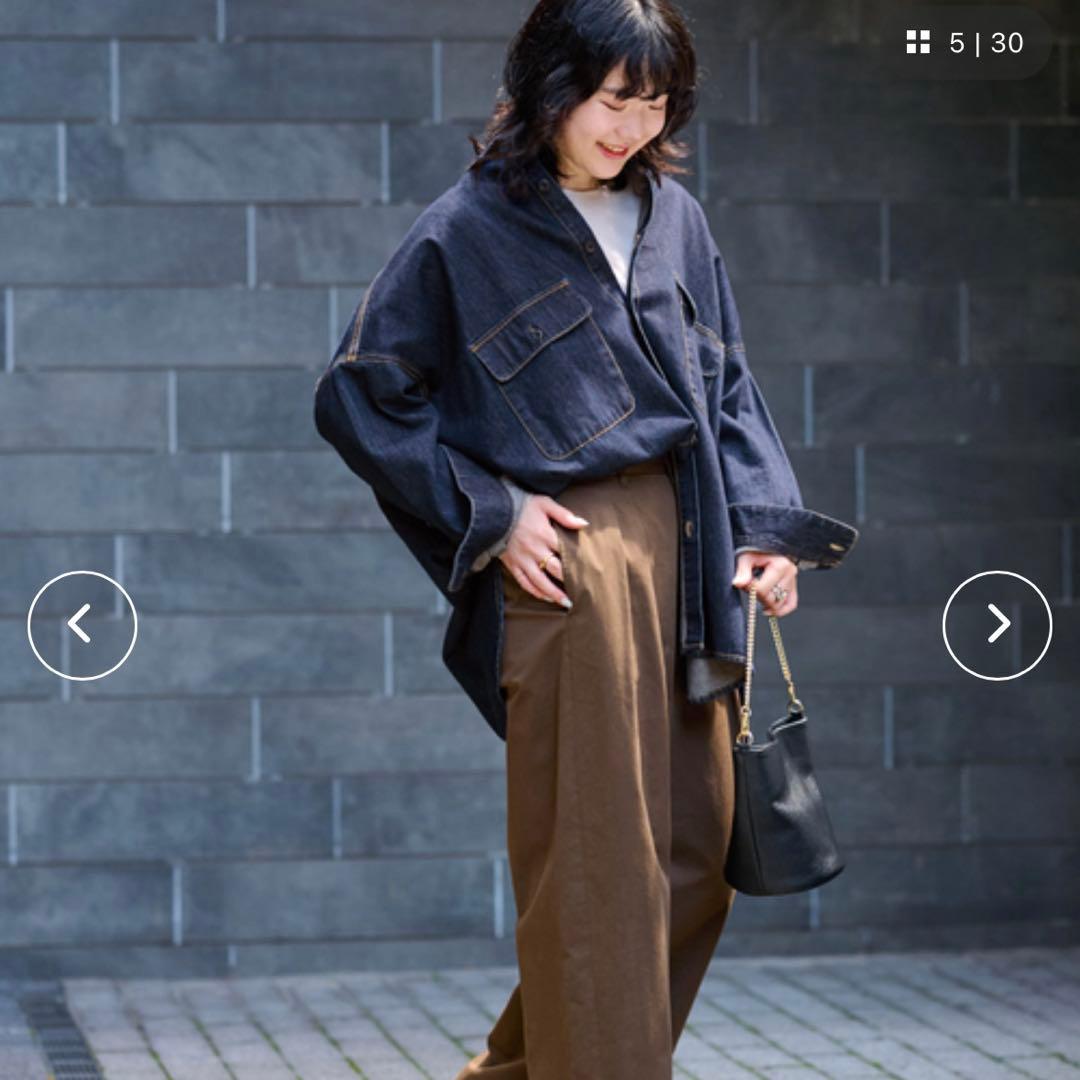 デニムビッグシャツ