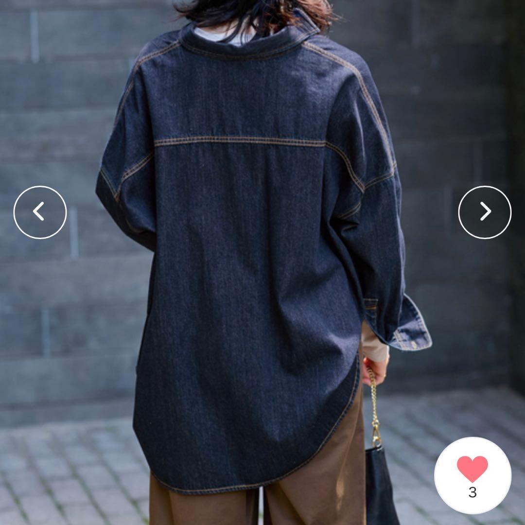 デニムビッグシャツ