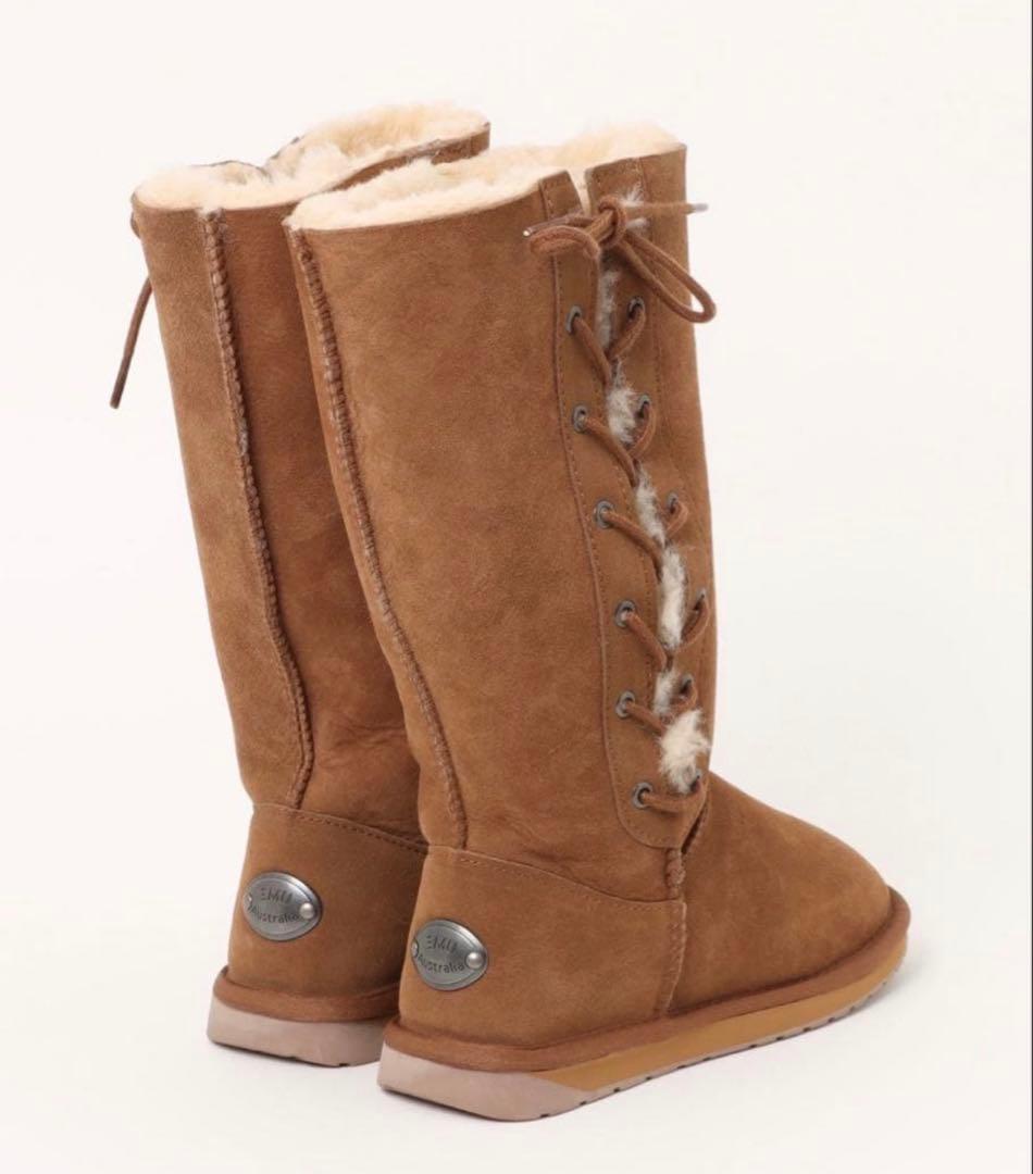 極美品 EMU Australia Platinum Hi Lace UGG