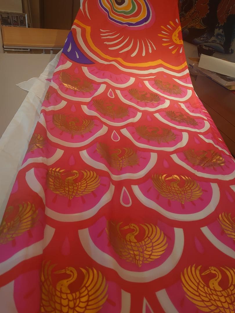 ●おすすめ新品●徳永鯉　ゴールド鯉　鯉のぼり（6メートル）インテリア