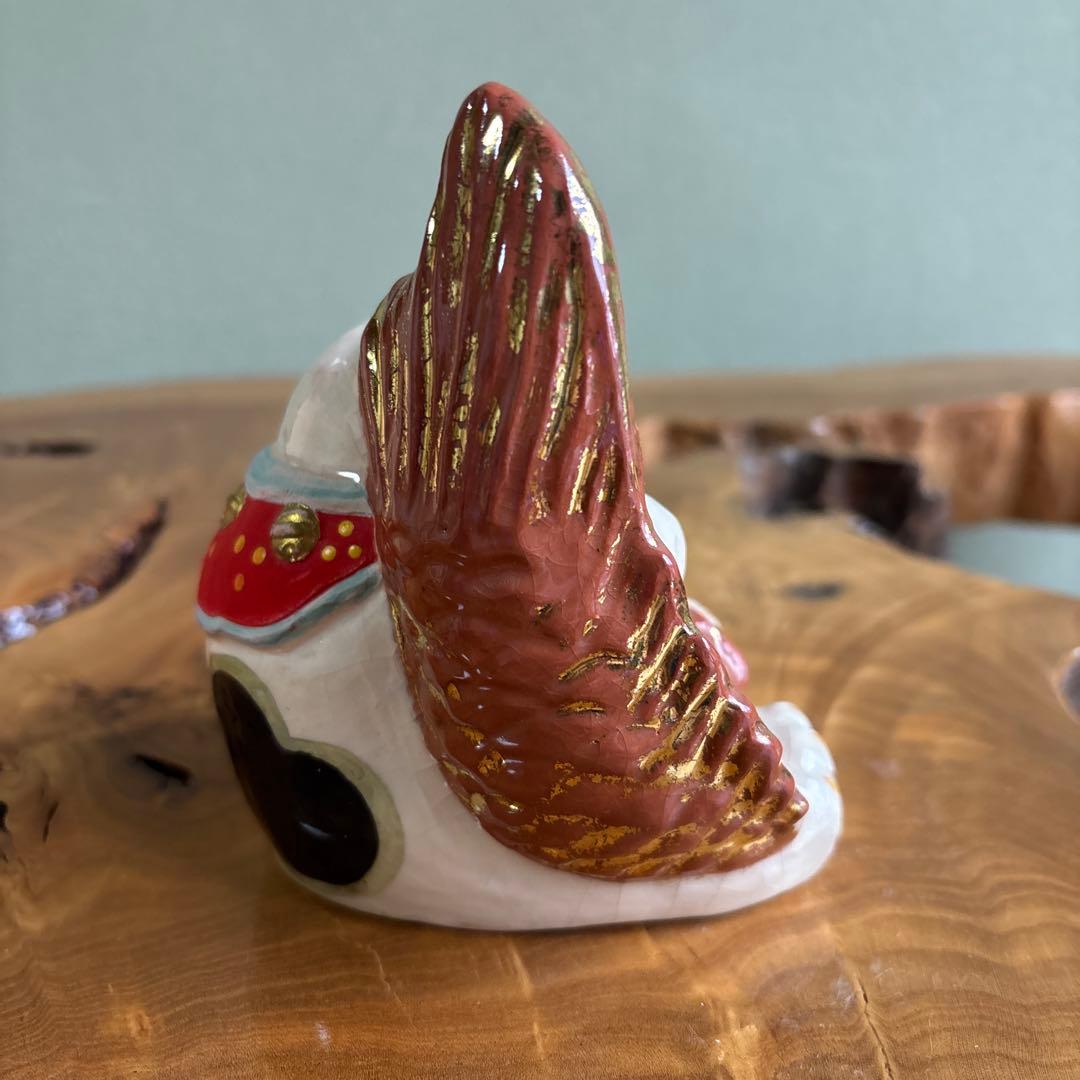 六兵衛窯 干支置物 「祥犬」 戌年 清水焼 陶芸 たち吉 共箱