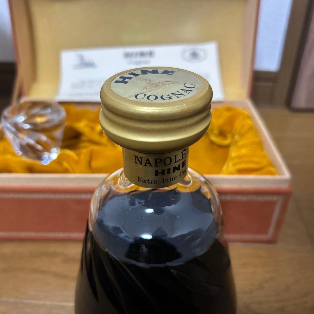 HINE NAPOLEON cognacカラフェ クリスタル コニャック　未開栓