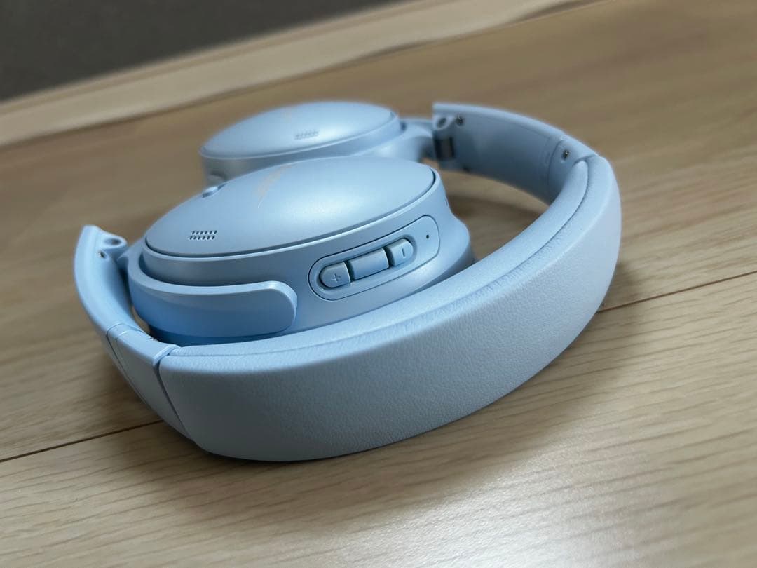 Bose ワイヤレスヘッドホン ライトブルー 収納ケース付き