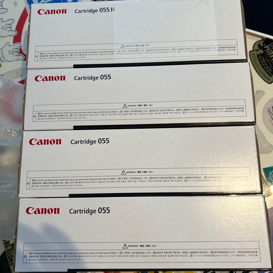 Canon トナー 055H×1 055×3 4色セット新品・未使用・未開封