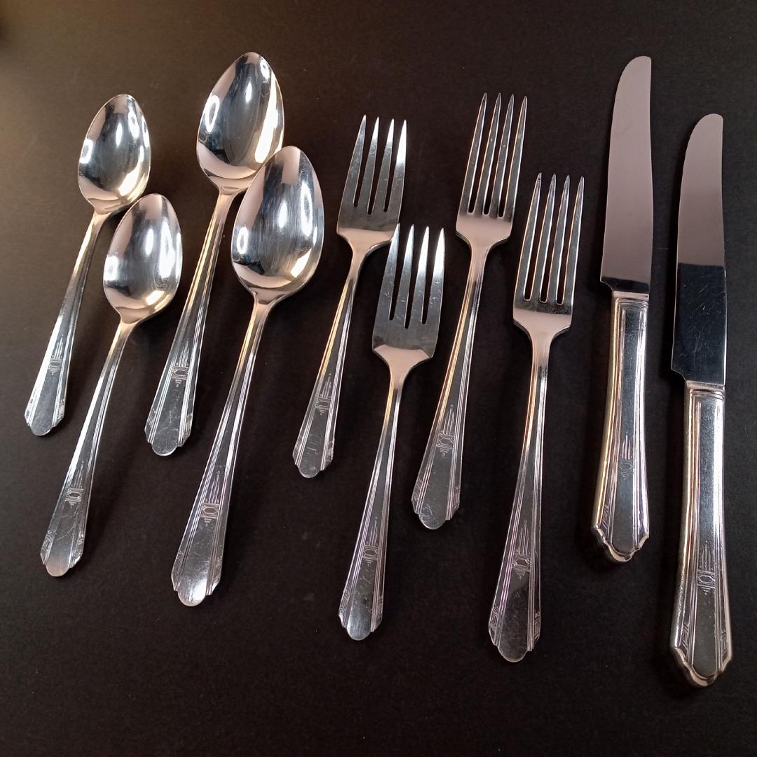 アールデコ1933年WM ROGERSカトラリーPARAMOUNT シルバーPL