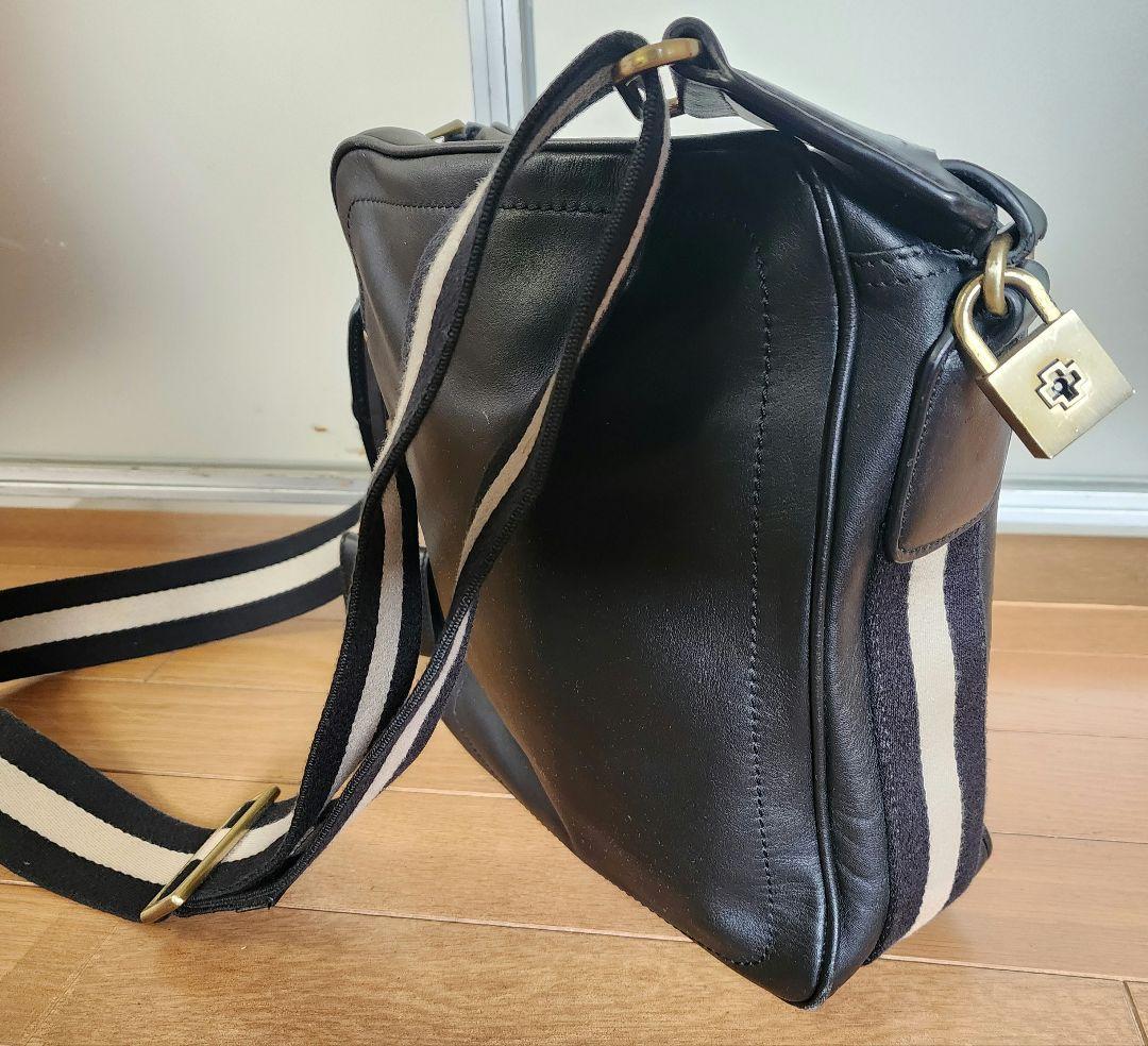 【値下】BALLY トレインスポッティング 黒 ショルダーバッグ