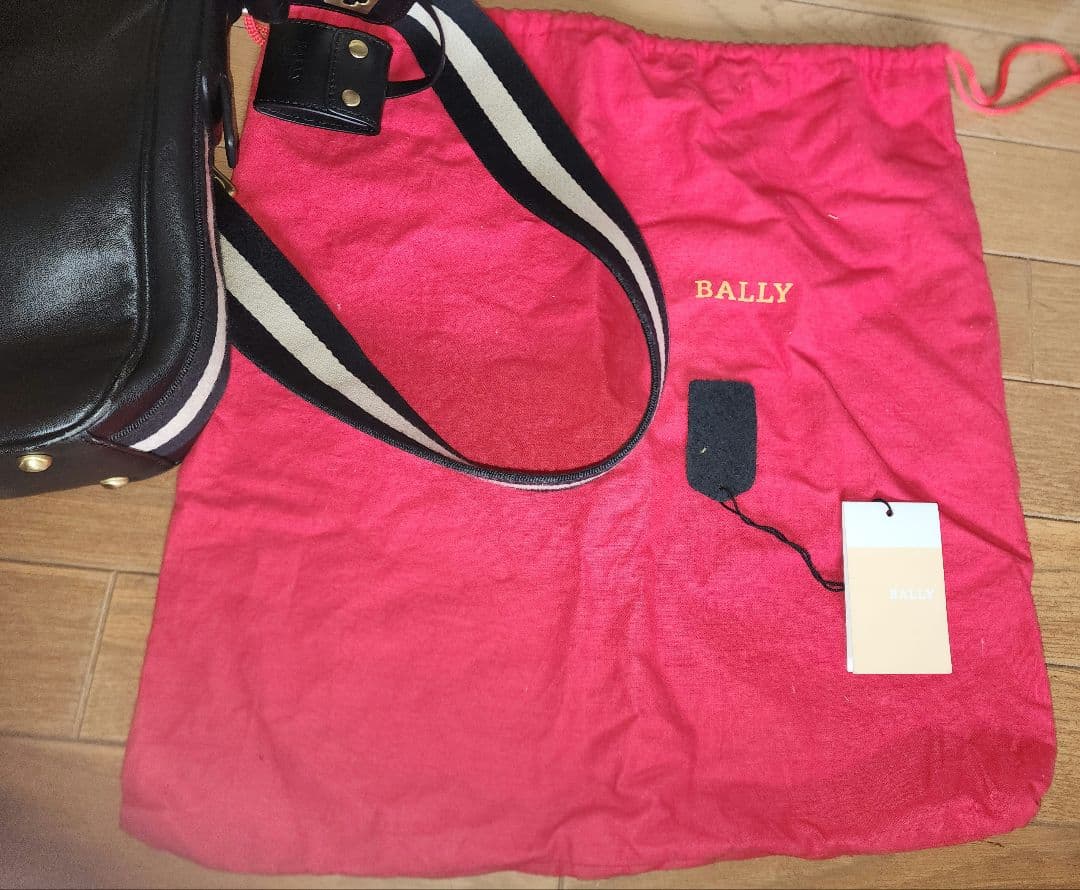 【値下】BALLY トレインスポッティング 黒 ショルダーバッグ