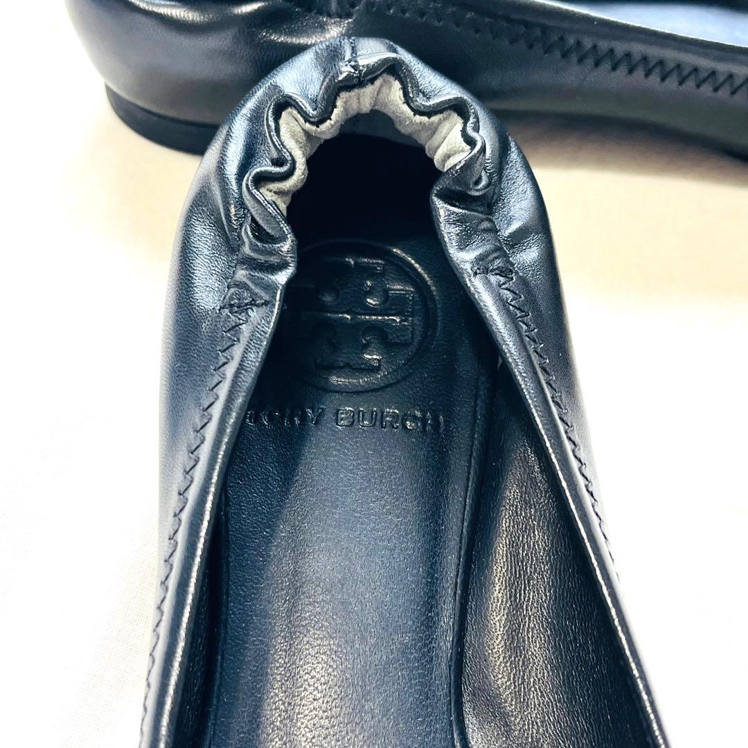 【未使用】TORY BURCH レザー バレエシューズ フラット パンプス