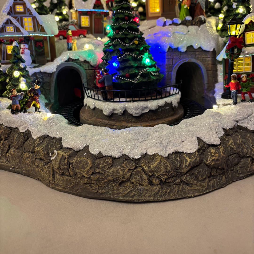 美品✨コストコ クリスマス オルゴール LED付き置物 音楽付き