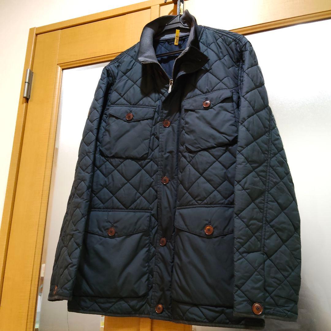 dunhill ダンヒル キルティングジャケット ネイビー