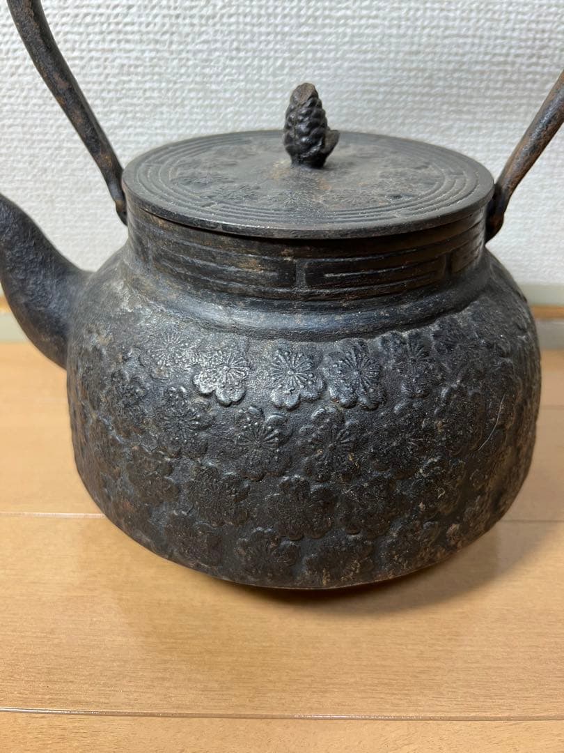 179 南部鉄器　鉄瓶　時代物