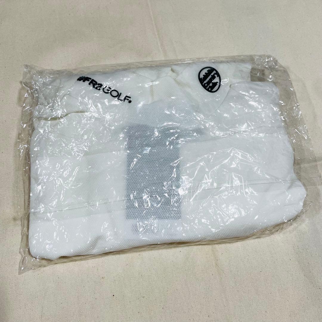 エフアールツーゴルフ #FR2GOLF 長袖 ハイネック シャツ 白 ラビッツ