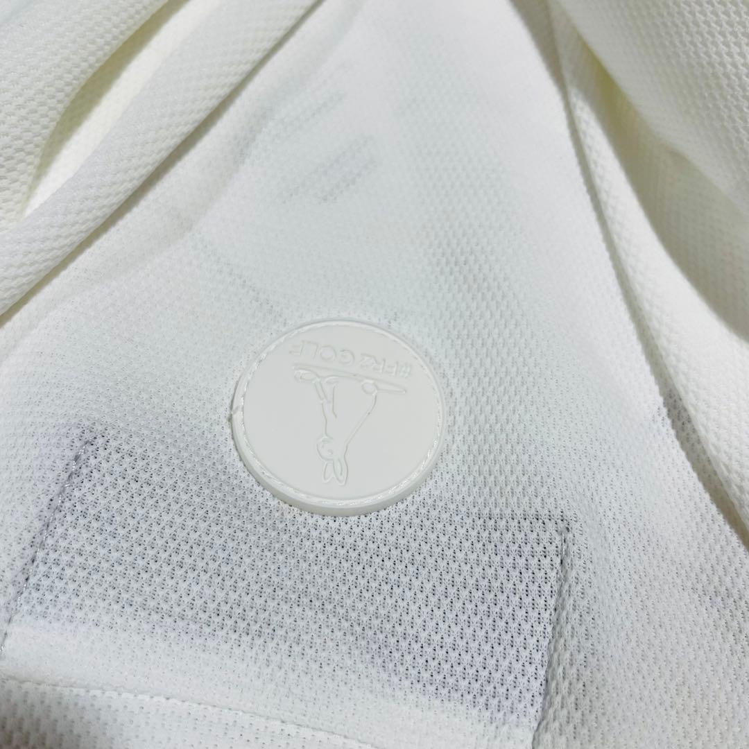 エフアールツーゴルフ #FR2GOLF 長袖 ハイネック シャツ 白 ラビッツ