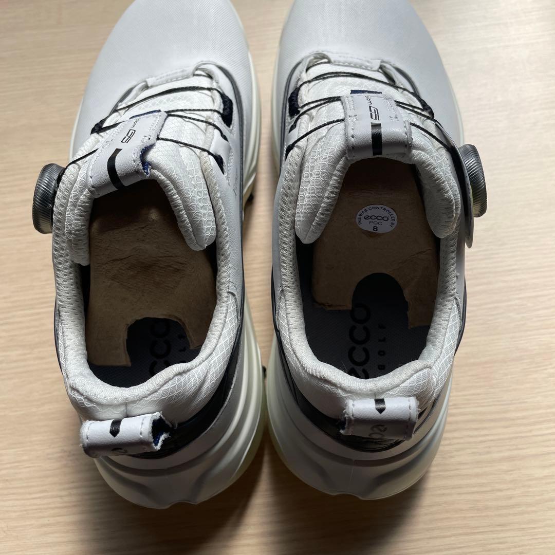 新品未使用　ecco ゴルフシューズ 39サイズ　 WHITE/BLACK