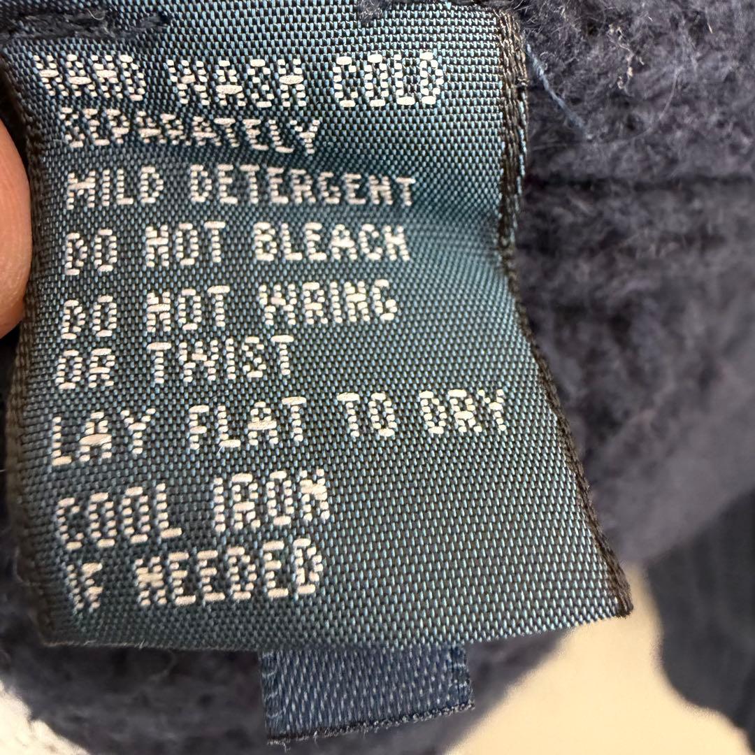 ポロ ラルフローレン ニット 長袖ポロセーターカシミヤ混 コットン　XL