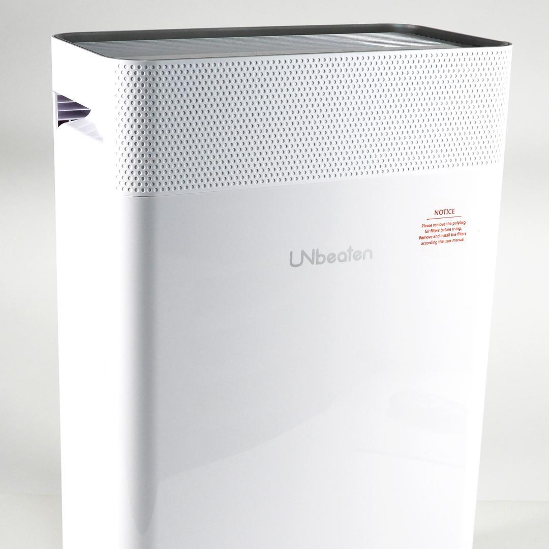 新品未使用　UNbeaten空気清浄機 ホワイト 15畳　花粉　フィルター2点
