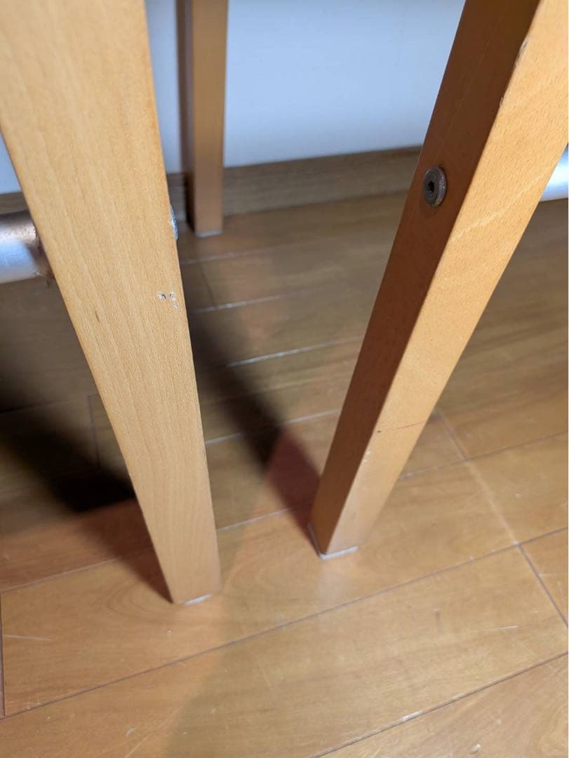 ■送料込■無印 ダイニングチェア ブナ材 木製イス 椅子 廃盤品 2脚セット