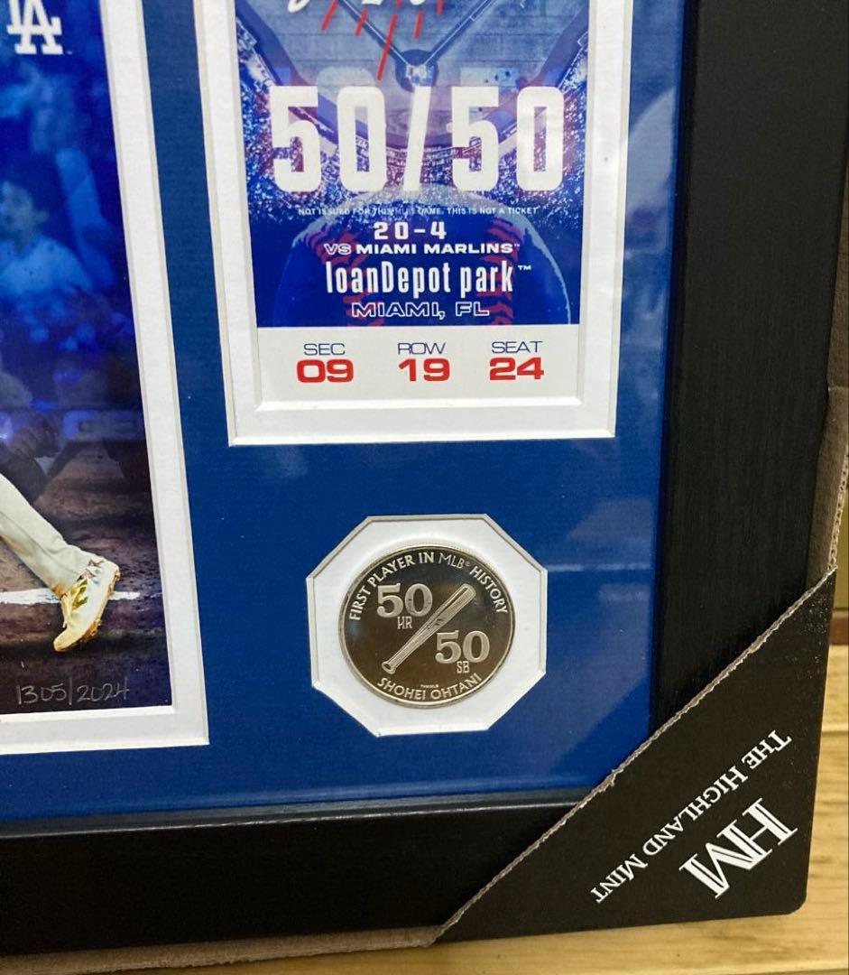 希少レア品有限定版品大谷翔平選手50/50記念品5点セット