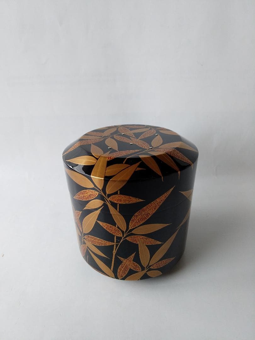 岡本漆専堂 岡本漆園 作 露笹 棗 共箱 漆器 漆芸 抹茶 茶道具 新品 未使用