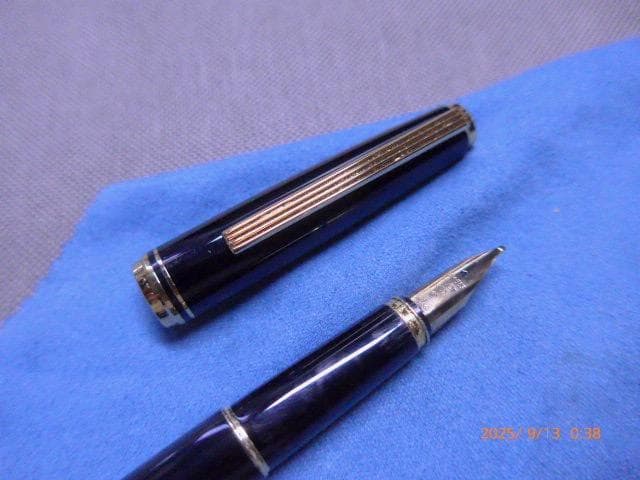 パイロット デラックス　14K ペン先 ブラック×ゴールド