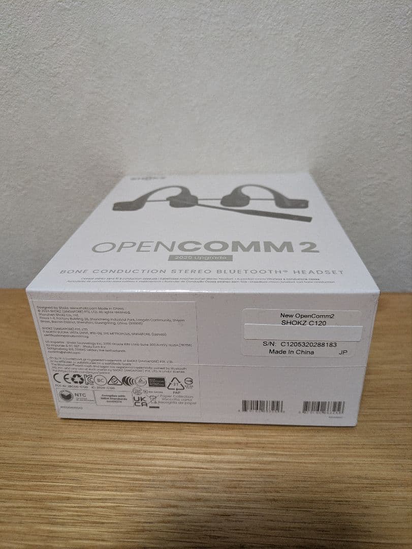 【新品未開封】Shokz OpenComm2 【2025Upgrade最新版】
