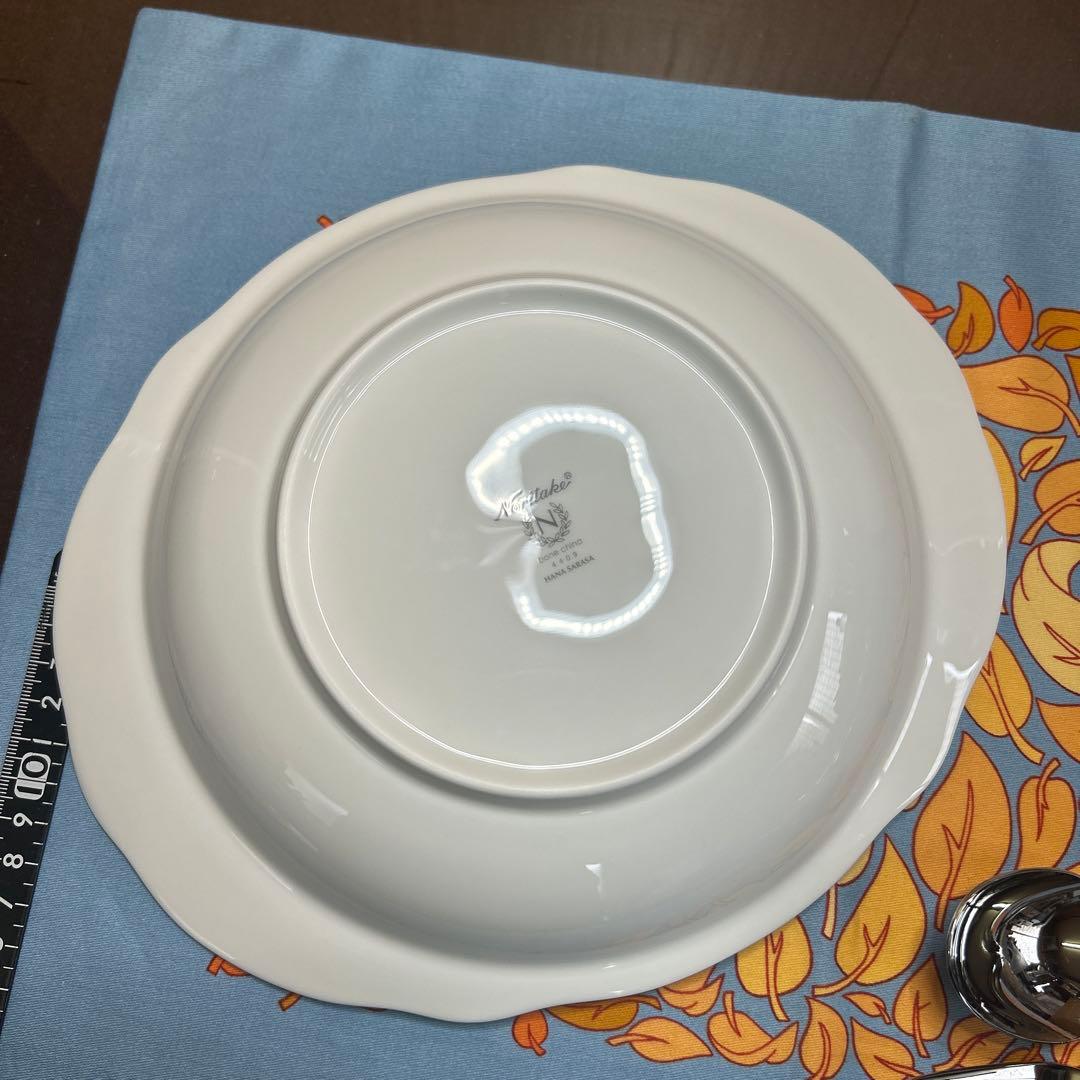 ノリタケ　アフロディーテマグ、花更紗ディーププレート、カトラリーセット　美品