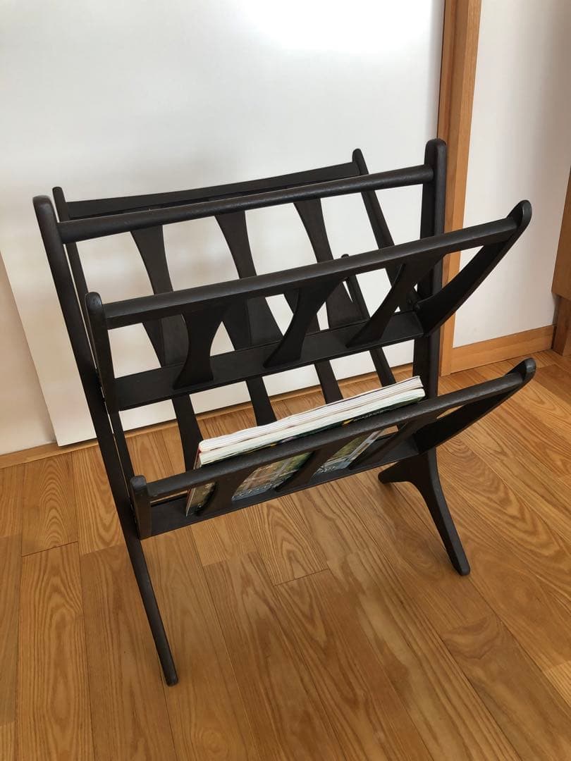 マルニ木工　マガジンラック　木製