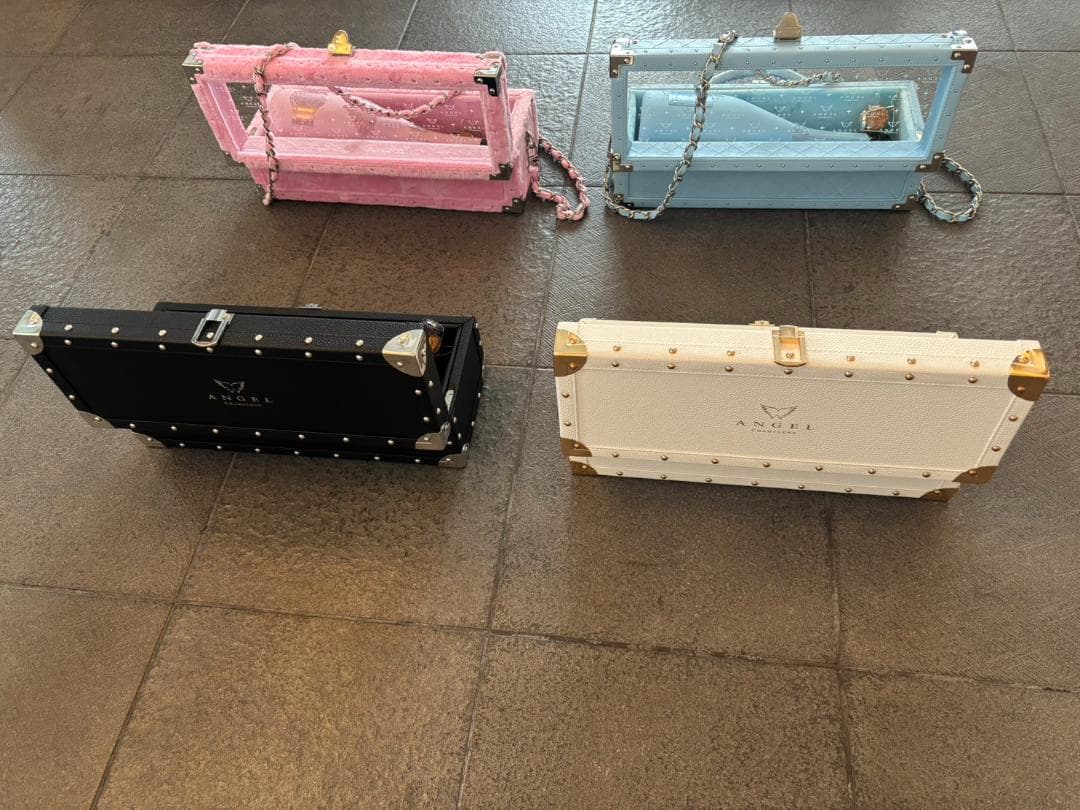 エンジェル ANGEL シャンパン 空箱 ボトル キャリーケース ４色セット