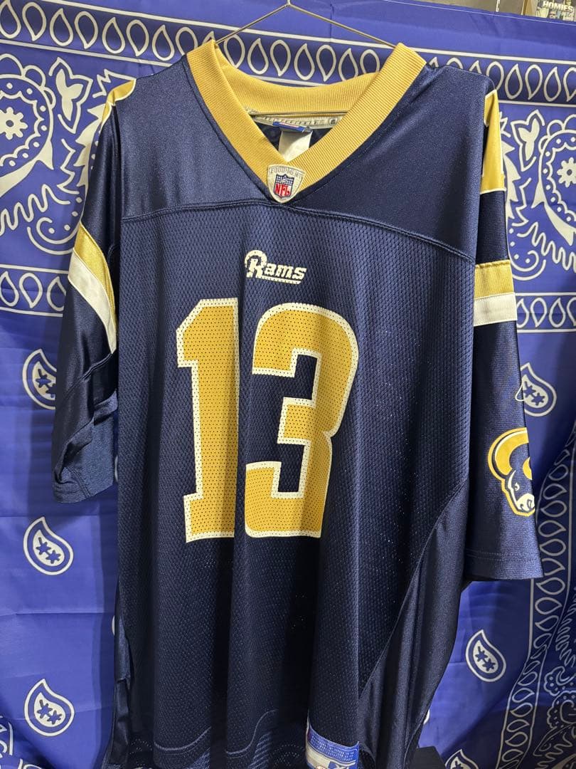 Rams Warner 13 シャツ ネイビー/ゴールド