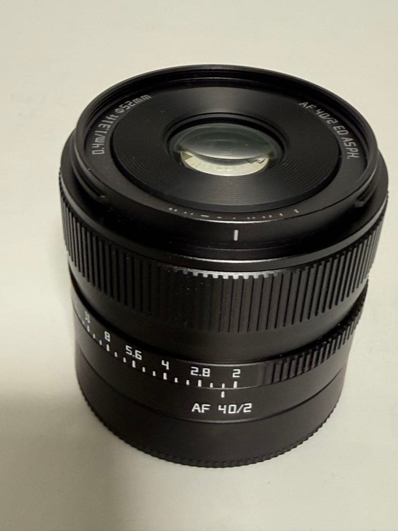 25年9月新品購入TTArtisan AF 40mm F2 ソニーEマウント