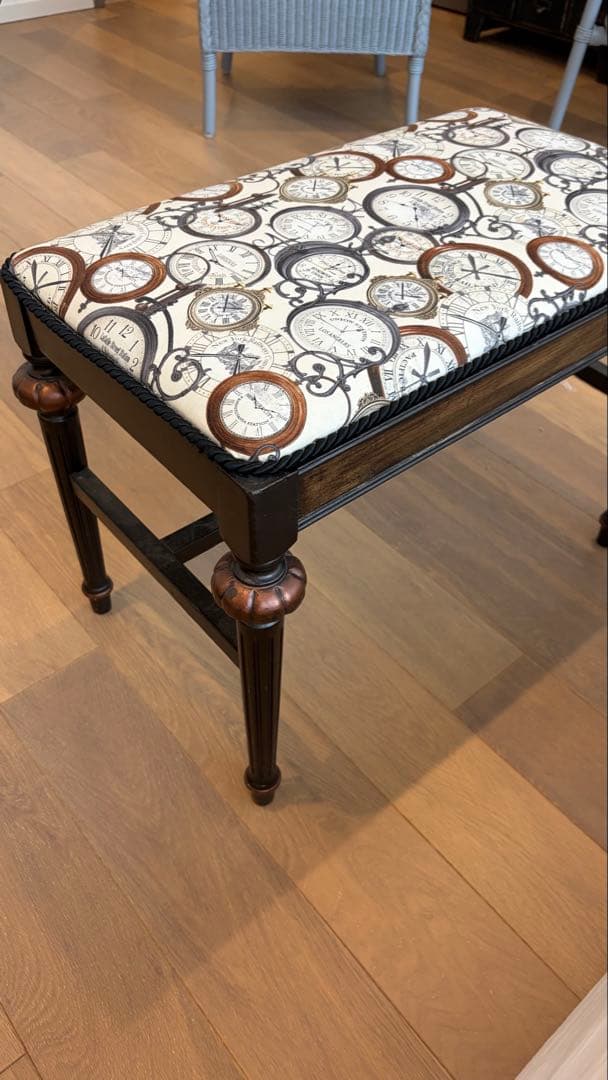 イギリスアンティーク　スツール　ベンチ