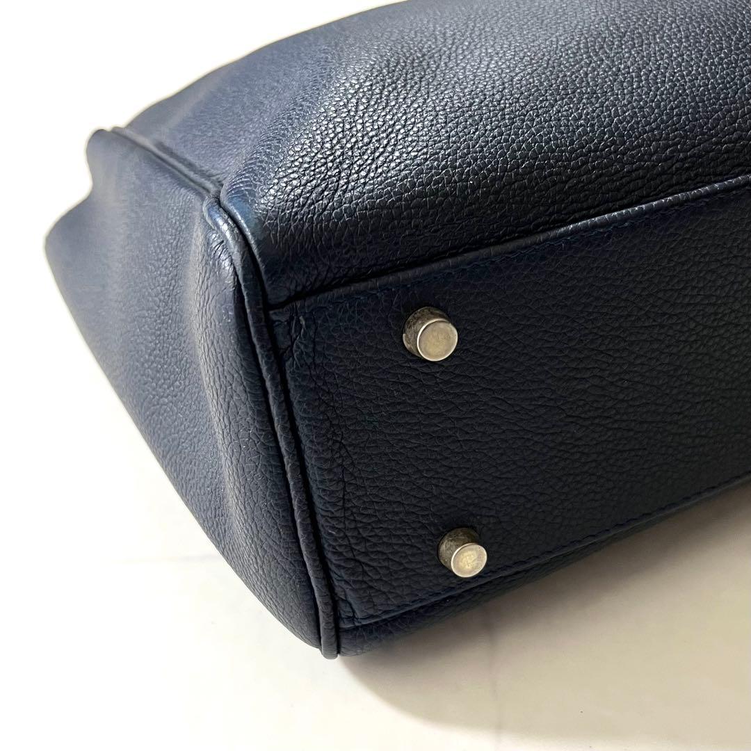 Cisei シセイ ビジネスバッグ トートバッグ 990 ネイビー レザー A4