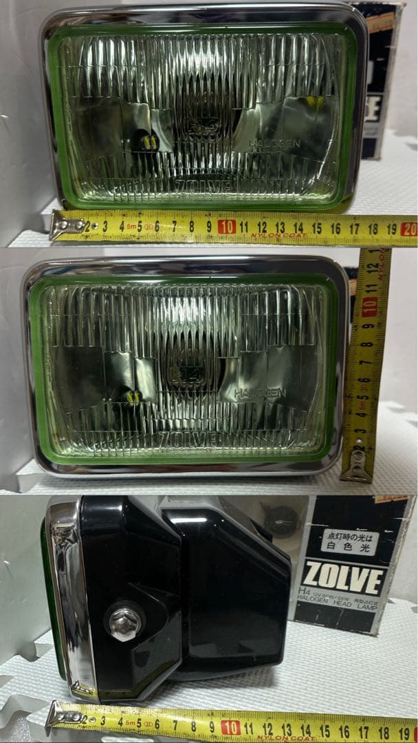 希少/新品激レア/当事物ZOLVE角目ヘッドライト/検索ゾルべシビエ マーシャル