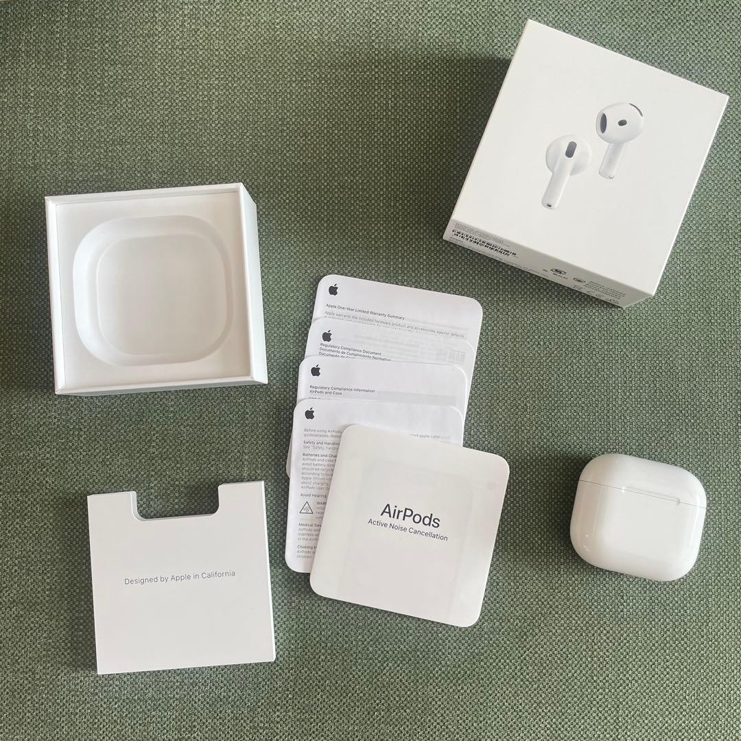 AirPods 4アクティブノイズキャンセリング搭載