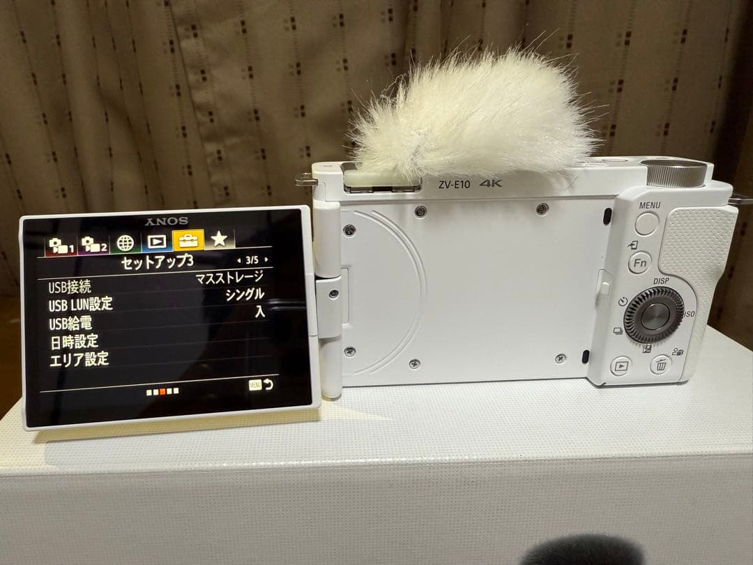 SONY VLOGCAM ZV-E10デジタル一眼レフ ホワイト 2本レンズ付き