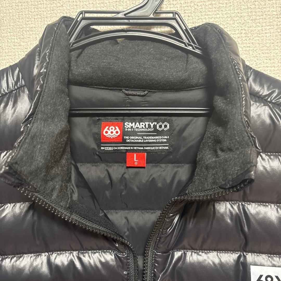 686 SUB-ZERO DOWN JACKET BLACK サイズL