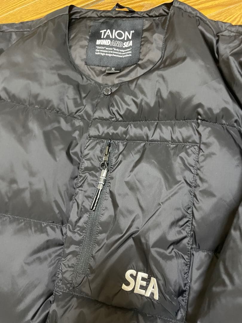 WIND AND SEA x TAION Inner Down BK サイズXL