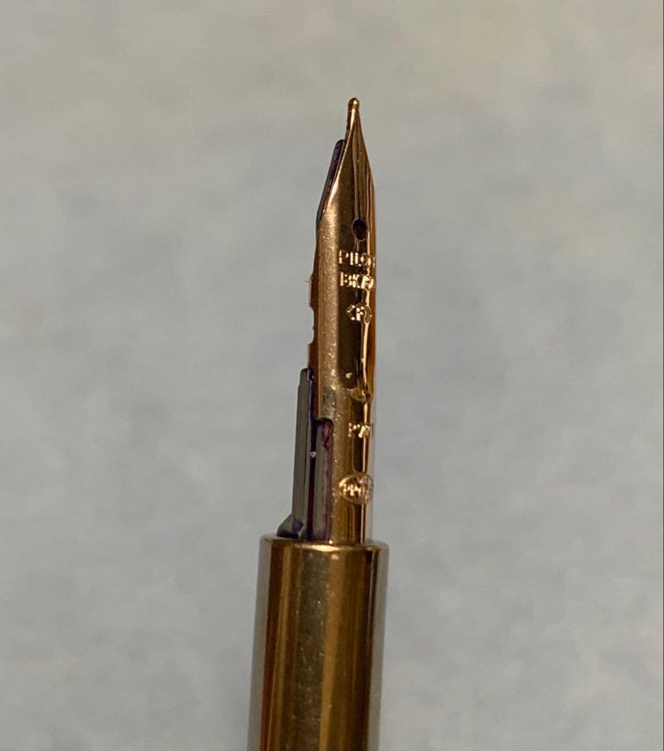 PILOT Capless 万年筆 絣 黒 F ほぼ未使用 インク付き