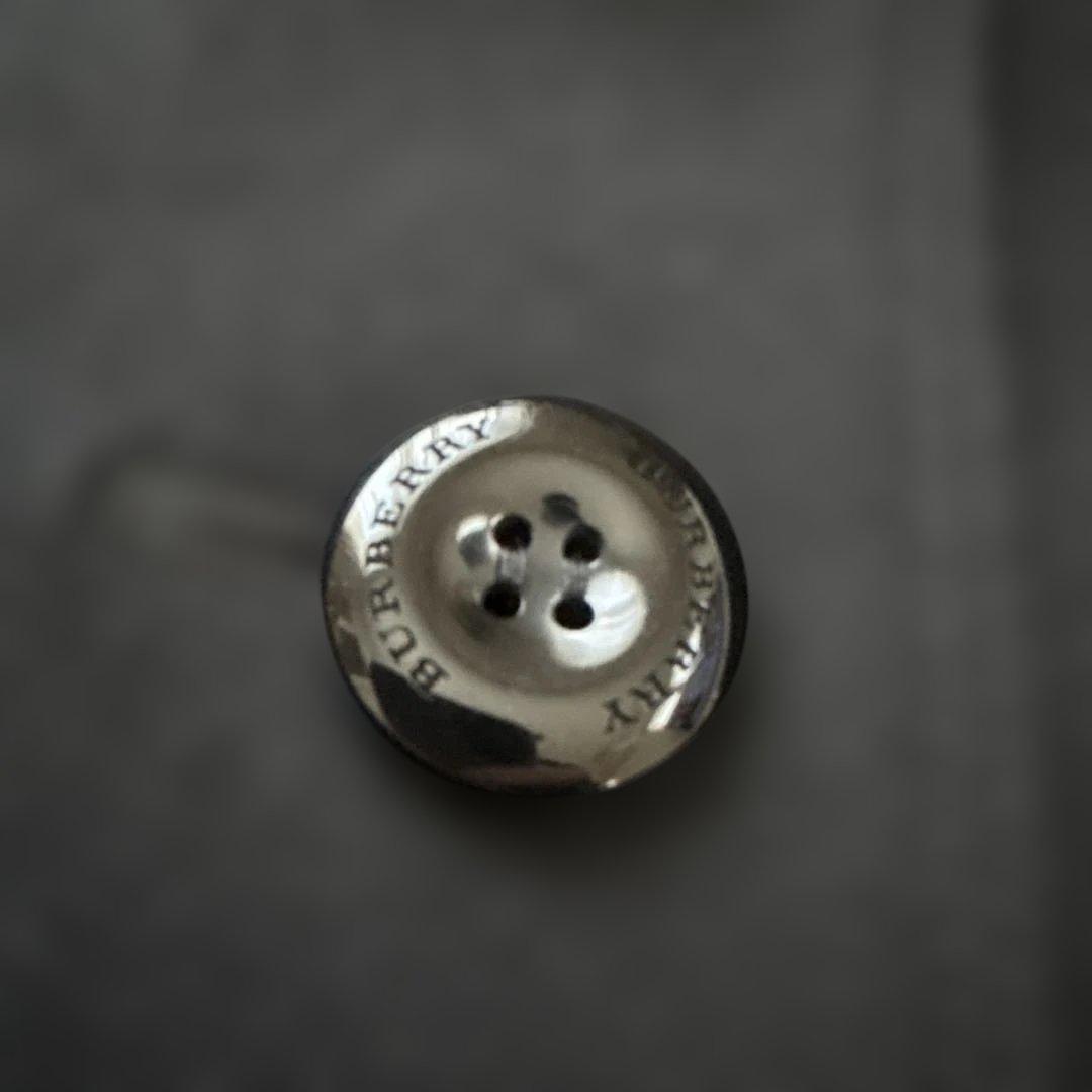 美品【シャドーチェック】バーバリーロンドン　ウールベルテッドコート M